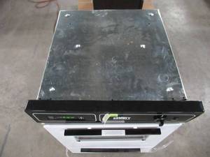 lot 208 image: Summit Appliance 24 in. Single Wall Oven in White WTM7212KW
