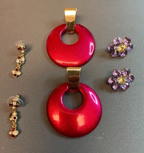 Three Different Pair Earrings