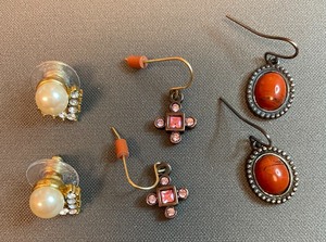 Three Different Pair Earrings