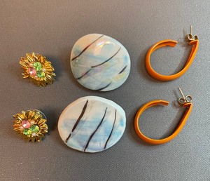 Three Different Pair Earrings