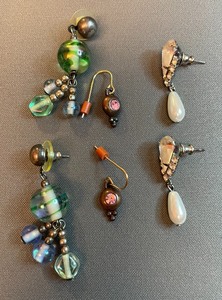 Three Different Pair Earrings