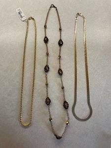 Three Different Fashion Necklaces