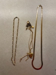 Three Different Fashion Necklaces
