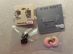 Four Different Pair Fashion Earrings