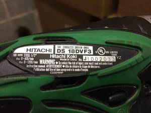 lot 89 image: Hitachi Rechargeable Drill