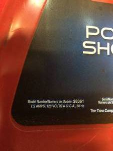 lot 92 image: Toro Electric Power Shovel