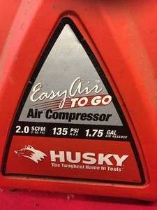 lot 93 image: Husky Easy Air To Go Compressor