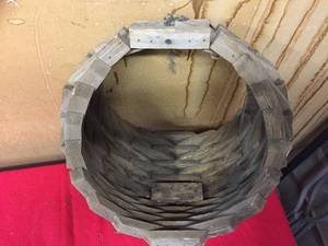 lot 116 image: Handmade Wooden Hanging Plant Holder