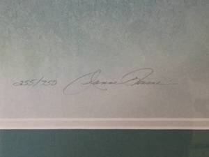 lot 138 image: Swan Framed Art