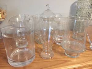 lot 145 image: Several Decorative Glass Vases