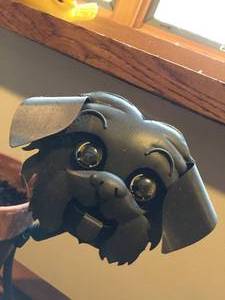 lot 234 image: Bobblehead Dog Planter