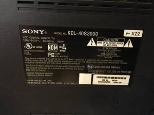 lot 269 image: Sony Digital LCD TV