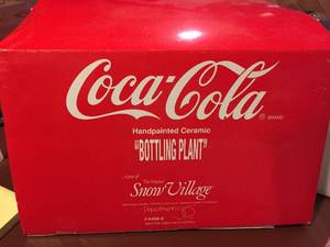 lot 288 image: Hand Painted Ceramic Coca-Cola Bottling Plant