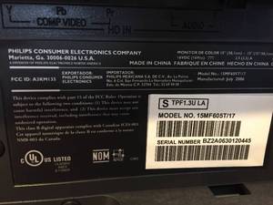 lot 358 image: Magnavox HD TV