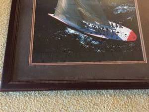 lot 360 image: Americas cup Framed Art