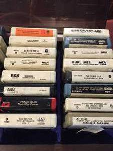 lot 361 image: 8 Track Lot With Vintage Case
