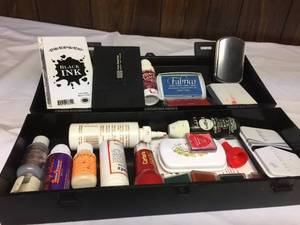 lot 396 image: Crafting Ink Lot With A Case
