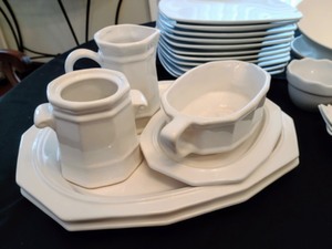 lot 56 image: Variety of White Dishes