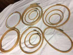 lot 420 image: Embroidery Hoops