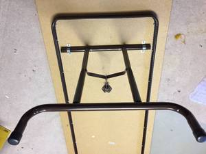 lot 434 image: 8 Foot Wooden Folding Table