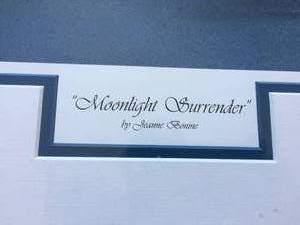 lot 442 image: Moonlight Surrender Framed Art By Jeanne Bonine