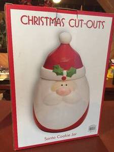 lot 450 image: 16 Piece China Set And Santa Cookie Jar