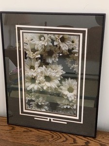 lot 134 image: Kathryn Smith Floral Framed Art