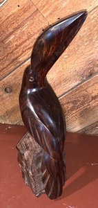 lot 245 image: Wooden Toucan Carving