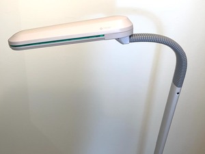 lot 300 image: Ott-Lite Adjustable Arm Floor Lamp