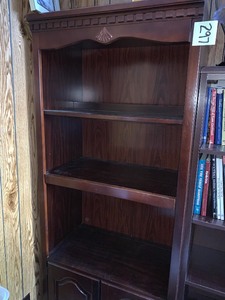 lot 297 image: Three Shelf Bookcase