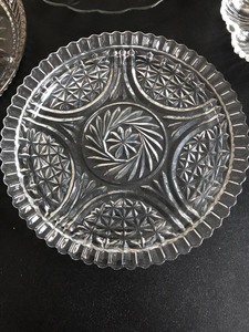 lot 533 image: Six Assorted Glass Serving Platters