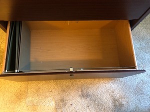 lot 160 image: Wood Filing Cabinet