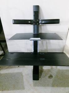 Ergotron WorkFit-S Sit-Stand Dual Monitor Workstation - Electronics Not Included -&nbspPlease note this ergotron does not the bracket mounts for the monitors - can be purchased online new for $20-$30each&nbsp &nbsp