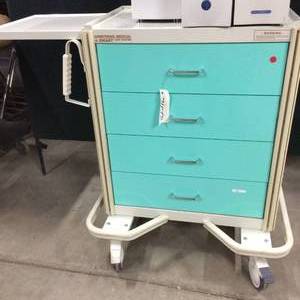 MSRP $1500 ARMSTRONG MEDICAL A-SMART CART 4 DRAWER WITH ORGANIZING SORTING DIVIDERS INSIDE - BUILT TO LAST A LIFETIME GREAT CONDITION&nbsp