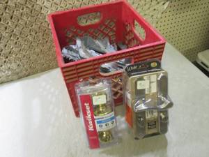 lot 16 image: (CSB) Plastic Crate with Assorted J...