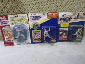 lot 37 image: (RMDR) Lot of 3 Starting Lineup Col...