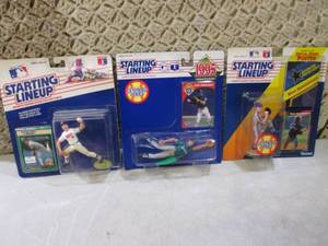 lot 39 image: (RMDR) Lot of 3 Starting Lineup Col...