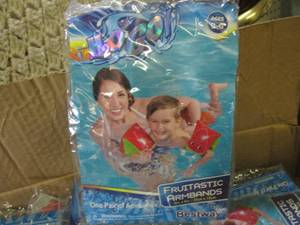 lot 44 image: (A-3) Box Full of Armband Floats ...