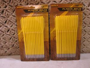lot 88 image: (EC1) 2 Packs of Plastic Crossbow A...