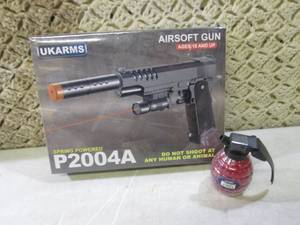 lot 93 image: (EC1) Airsoft Handgun with Grenade ...