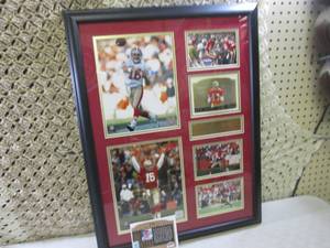 lot 107 image: (RMDR) Framed Signed Joe Montana Ph...