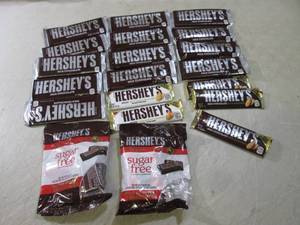 lot 189 image: (B-1) Assorted Hersheys Chocolate C...