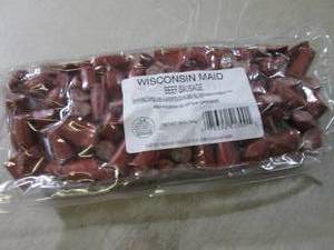 lot 228 image: (B-3) Wisconsin Maid Beef Sausage B...