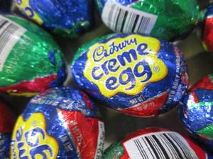 lot 240 image: (B-3) 24 Cadbury Creme Eggs...