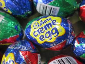 lot 241 image: (B-3) 24 Cadbury Creme Eggs...