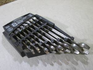 lot 274 image: (E-1) 8pc Craftsman Combination SAE...