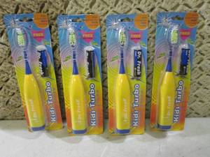 lot 297 image: (EC1) 4 Kids Turbo Toothbrushes...