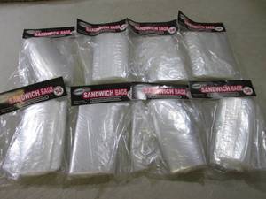 lot 298 image: (CSB) 8 Packs of Sandwich Bags 50 b...
