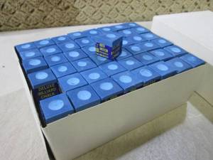 lot 299 image: (EC1) Box of 144 Pool Cue Chalk...