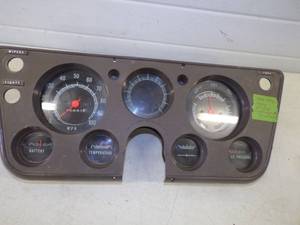 lot 42 image: 1968 -1972 Chevy Pickup Instrument cluster